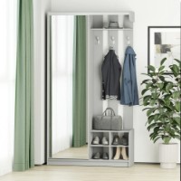 Antreu MebelStar Linda 120x40x220cm Grey (MBS-4382)