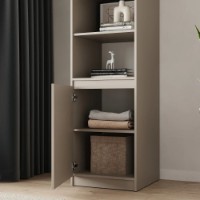 Стеллаж MebelStar Neo 1D 50x50x210cm Cashmere (MBS-1154) фото №2 — интернет-магазин Desire.md