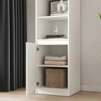 Etajeră MebelStar Neo 1D 50x50x210cm White (MBS-1150) imaginea #4 — magazin online Desire.md