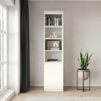 Etajeră MebelStar Neo 1D 50x50x210cm White (MBS-1150) imaginea #2 — magazin online Desire.md