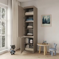 Шкаф MebelStar Neo 2D 50x50x210cm Cashmere (MBS-1174) фото №2 — интернет-магазин Desire.md