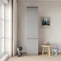 Dulap MebelStar Neo 2D 50x50x210cm Grey (MBS-1175) imaginea #3 — magazin online Desire.md
