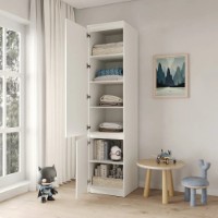 Dulap MebelStar Neo 2D 50x50x210cm White (MBS-1170) imaginea #3 — magazin online Desire.md