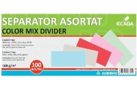 Разделитель листов Ecada 105x240mm 100pcs (41003MIX)