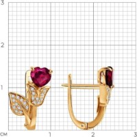 Серьги SOLOVOV JEWELRY 4020763 3,26gr фото №3 — интернет-магазин Desire.md