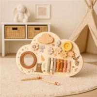 Busy Board Baby Mix Montessori Wood (58988) imaginea #3 — magazin online Desire.md