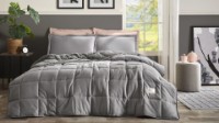 Lenjerie de pat Lova Plushie Comforter Anthracite 3pcs 3400002018 195x215cm imaginea #1 — magazin online Desire.md