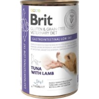 Hrană umedă pentru câini Brit Veterinary Diets Gastrointestinal-Low Fat 400g