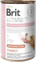 Hrană umedă pentru câini Brit Veterinary Diets Hypoallergenic Monoprotein Turkey 400g