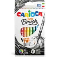 Set carioci Carioca Super Brush 10pcs (42937)