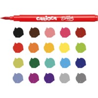 Set carioci Carioca Super Brush 20pcs (42968) imaginea #3 — magazin online Desire.md
