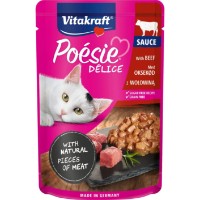 Hrană umedă pentru pisici Vitakraft Poesie Delice Beef 85g 23pcs (36664)