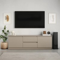 Тумба под ТВ MebelStar Neo 2S2D 150x43x53cm Cashmere (MBS-1254) фото №2 — интернет-магазин Desire.md