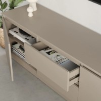 Тумба под ТВ MebelStar Neo 2S2D 150x43x53cm Cashmere (MBS-1254) фото №3 — интернет-магазин Desire.md