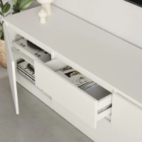 Comodă TV MebelStar Neo 2S2D 150x43x53cm White (MBS-1250) imaginea #2 — magazin online Desire.md