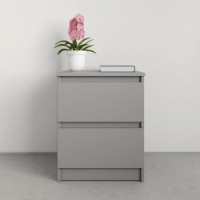 Прикроватная тумба MebelStar Neo 40x43x53cm Grey (MBS-1182) фото №3 — интернет-магазин Desire.md
