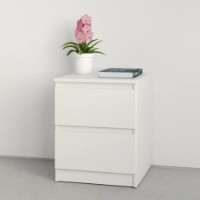 Прикроватная тумба MebelStar Neo 40x43x53cm White (MBS-1004) фото №1 — интернет-магазин Desire.md