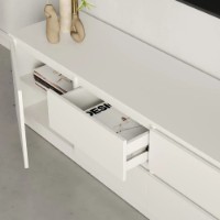 Comodă TV MebelStar Neo 4S2D 200x43x53cm White (MBS-1260) imaginea #3 — magazin online Desire.md