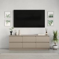Comodă TV MebelStar Neo 6S 150x43x53cm Cashmere (MBS-1282) imaginea #2 — magazin online Desire.md
