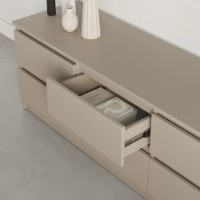 Comodă TV MebelStar Neo 6S 150x43x53cm Cashmere (MBS-1282) imaginea #3 — magazin online Desire.md