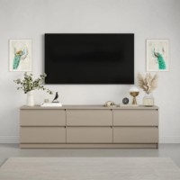 Comodă TV MebelStar Neo 6S 180x43x53cm Cashmere (MBS-1292) imaginea #4 — magazin online Desire.md
