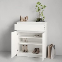 Обувница MebelStar Neo 80x35x95cm White (MBS-1008) фото №3 — интернет-магазин Desire.md