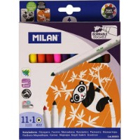 Set carioci Milan Eraseable 12pcs (80093)