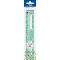 Riglă Milan New Look 20cm Green (357801NL)