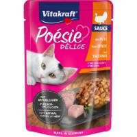 Hrană umedă pentru pisici Vitakraft Poesie Delice Turkey 85g 23pcs (36663)