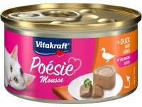 Hrană umedă pentru pisici Vitakraft Poesie Mousse Duck 85g 23pcs (31541)