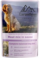 Hrană umedă pentru câini Carpathian Pet Food Meat Mix in Sauce 24x100g