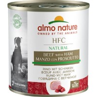 Hrană umedă pentru câini Almo Nature Natural Beef/Ham 290g