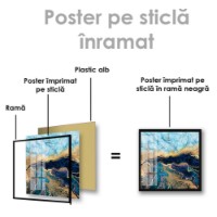 Pictură ArtShop Gold & Blue Marble 100x100cm (PFLD20) imaginea #2 — magazin online Desire.md