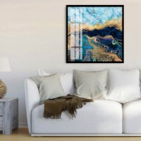 Pictură ArtShop Gold & Blue Marble 60x60cm (PFLD20-L)