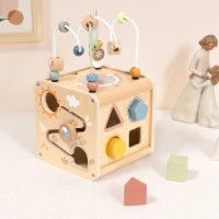 Busy Board Tooky Toy Play Cube (TP382) imaginea #2 — magazin online Desire.md