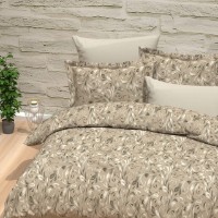 Постельное бельё Cottony Poplin Gabriel bej/Cezara Nr 84 1P (22110245-1/10230-2)