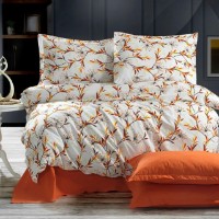 Постельное бельё Cottony Poplin Nicoleta orange/Orange 1P (7683-11/2112137)