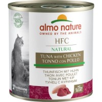 Влажный корм для кошек Almo Nature Natural Tuna/Chicken 280g