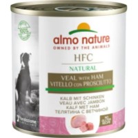 Hrană umedă pentru câini Almo Nature Natural Veal/Ham 290g