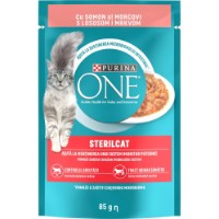 Hrană umedă pentru pisici Purina One SterilCat Salmon & Carrot 26x85g