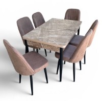 Set mobilă pentru bucătărie Magnusplus Loft Belek/Kare Gold Istiniya 5Brown