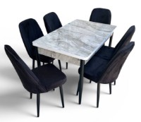Set mobilă pentru bucătărie Magnusplus Loft Bermuda/Kare Gold Babyface 12Black
