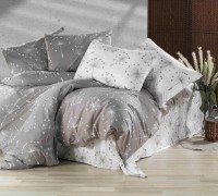Lenjerie de pat Cottony Poplin Papadie cu Inimioare gry inchis 2E (80764-2)