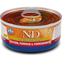 Hrană umedă pentru pisici Farmina N&D Pumpkin Chicken, Pumpkin & Pomegranate 70g