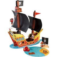 3D пазл Janod Pirate Ship Playset