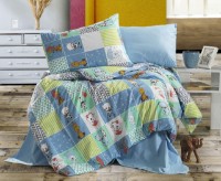 Постельное бельё Cottony Poplin Tedy blue/Light Blue 2P (61290-21/212373)