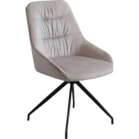 Scaun Deco Aqua Catifea Beige imaginea #2 — magazin online Desire.md
