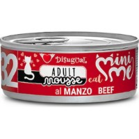 Hrană umedă pentru pisici Disugual Mini Me N32 Mousse Beef 12x85g