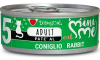 Hrană umedă pentru pisici Disugual Mini Me N5 Adult Rabbit 12x85g