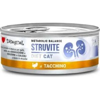 Hrană umedă pentru pisici Disugual Struvite Diet Turkey 12x85g